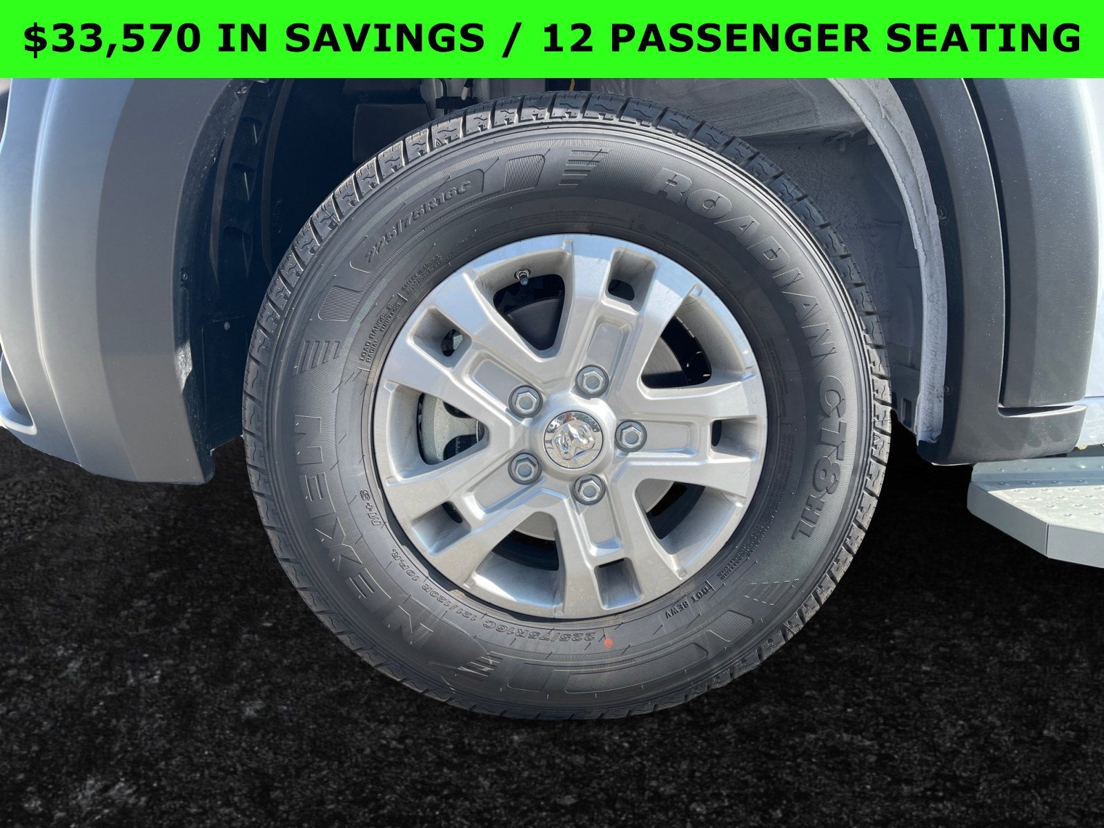 2024 RAM ProMaster Window Van High Roof 12 PASSENGER SEATING