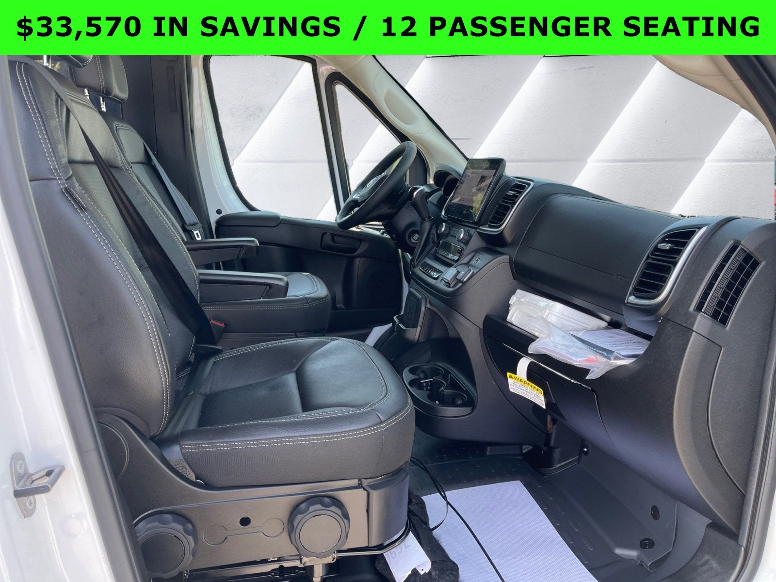 2024 RAM ProMaster Window Van High Roof 12 PASSENGER SEATING