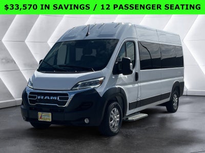 2024 RAM ProMaster Window Van High Roof 12 PASSENGER SEATING