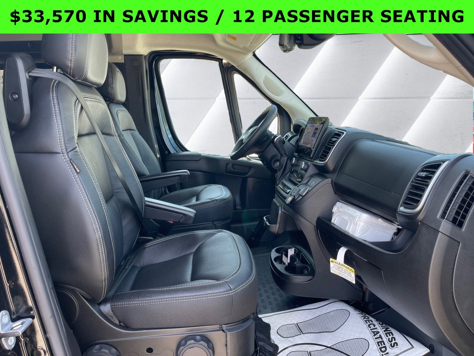 2024 RAM ProMaster Window Van High Roof 12 PASSENGER SEATING