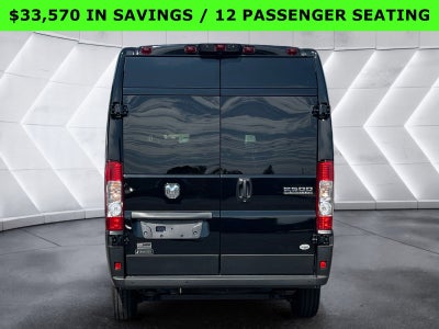 2024 RAM ProMaster Window Van High Roof 12 PASSENGER SEATING