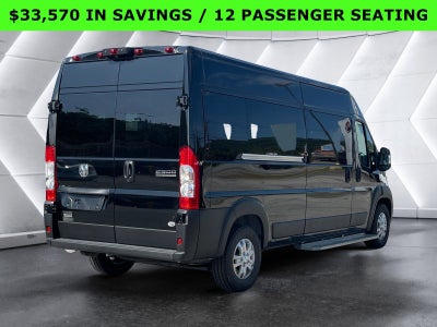 2024 RAM ProMaster Window Van High Roof 12 PASSENGER SEATING