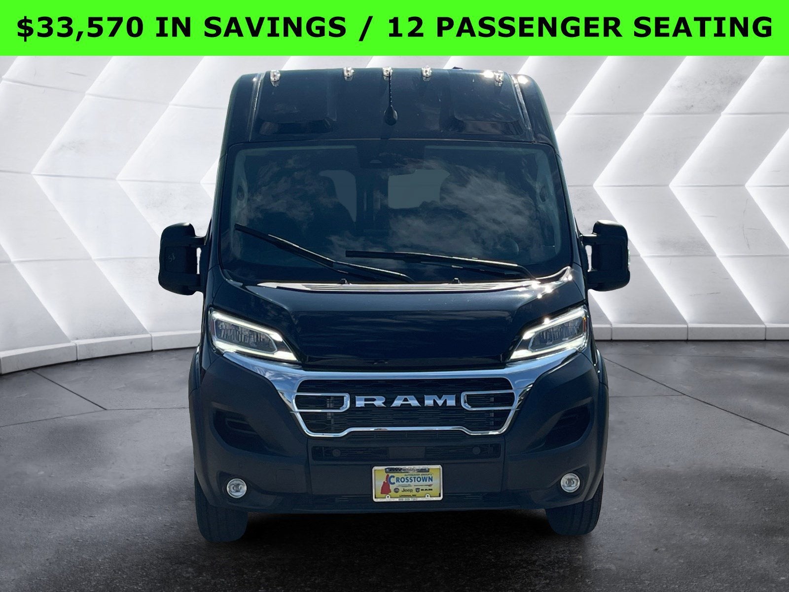 2024 RAM ProMaster Window Van High Roof 12 PASSENGER SEATING
