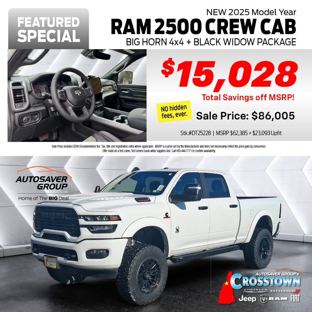 JUNE SPECIAL AT CROSSTOWN MOTORS IN LITTLETON, NH