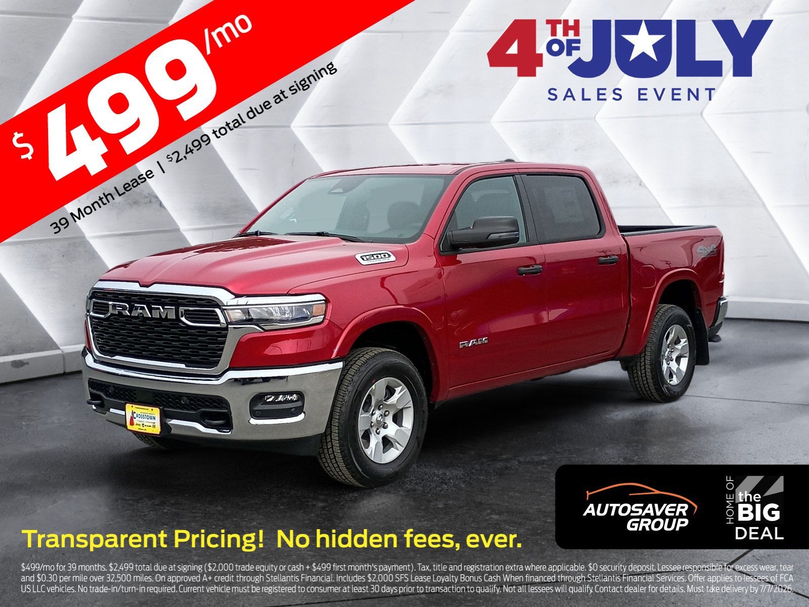 $499/mo Lease Special
