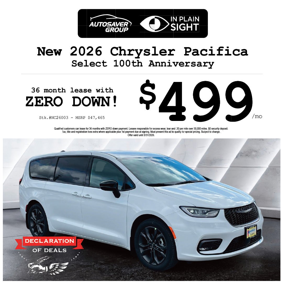 SHOP NEW PACIFICA VANS NEAR LITTLETON, NH