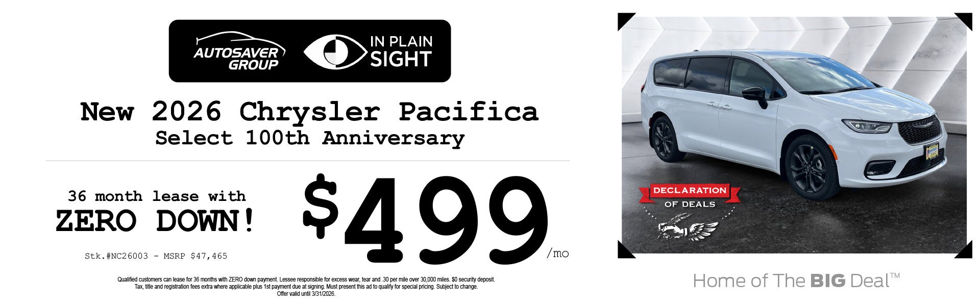 SHOP NEW PACIFICA VANS NEAR LITTLETON, NH